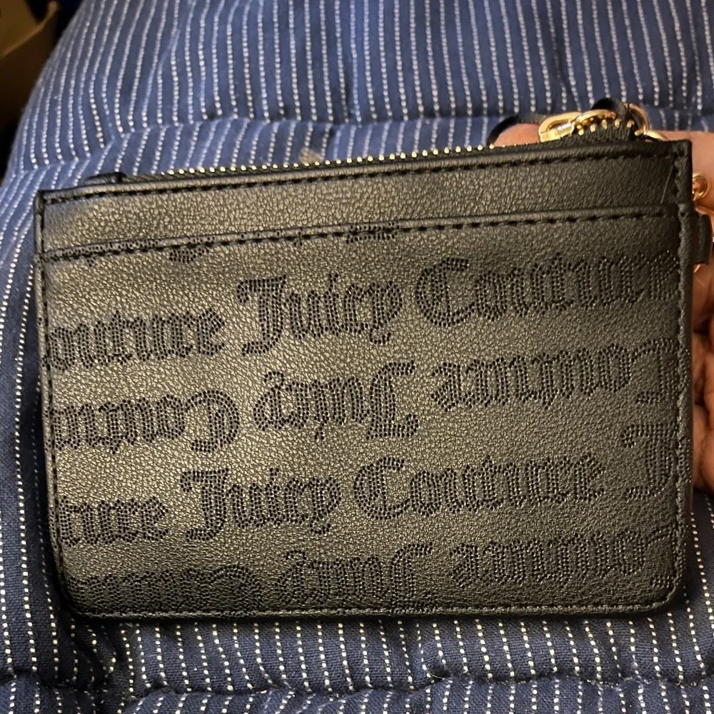 Juicy Couture Pink and Black Princess Charm Wrislet w/Dual Fold